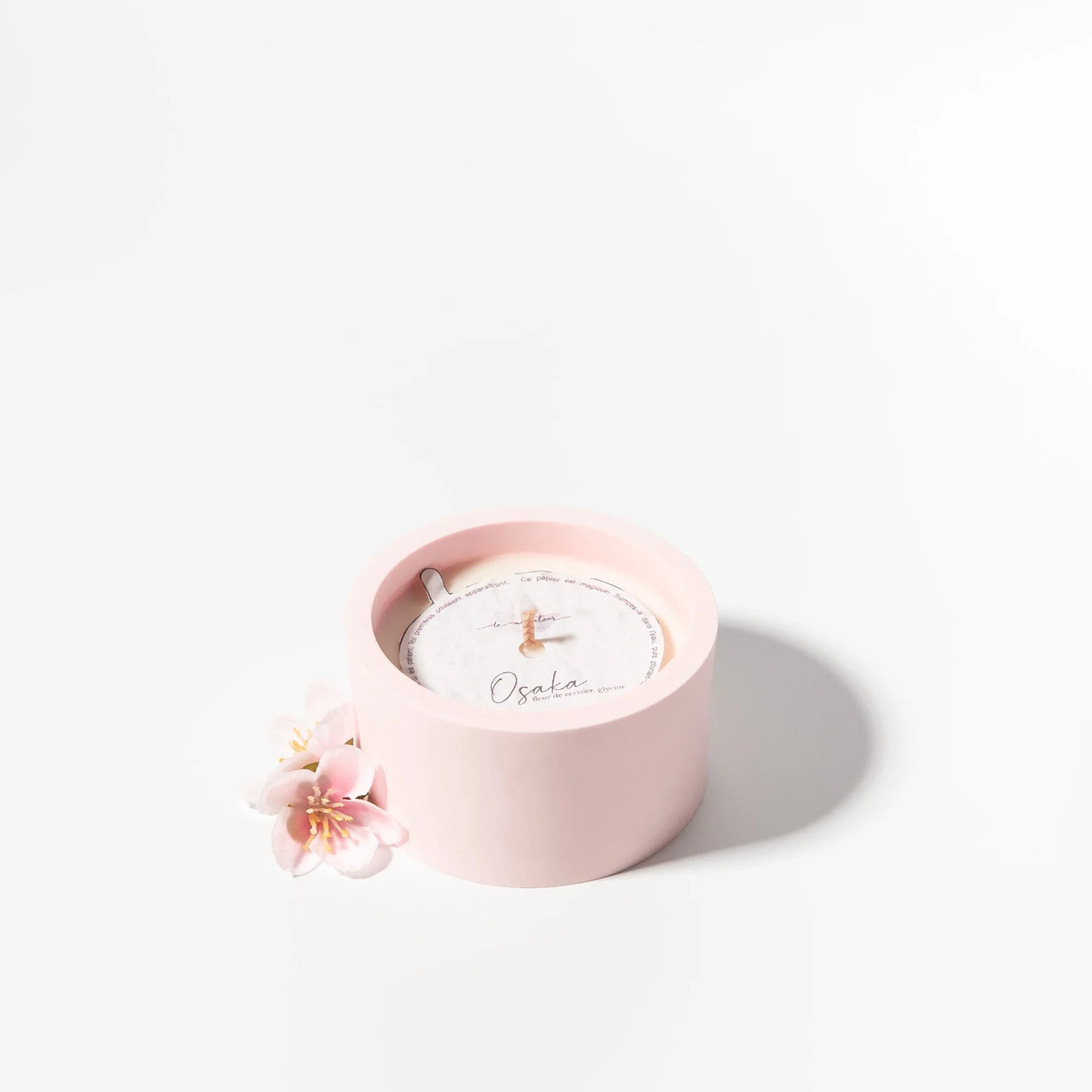 Osaka - Bougie Parfumée et Rechargeable Fleurs de Cerisier Glycines
