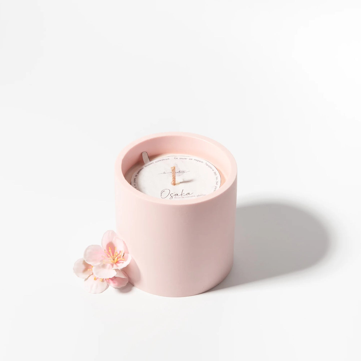 Osaka - Bougie Parfumée et Rechargeable Fleurs de Cerisier Glycines