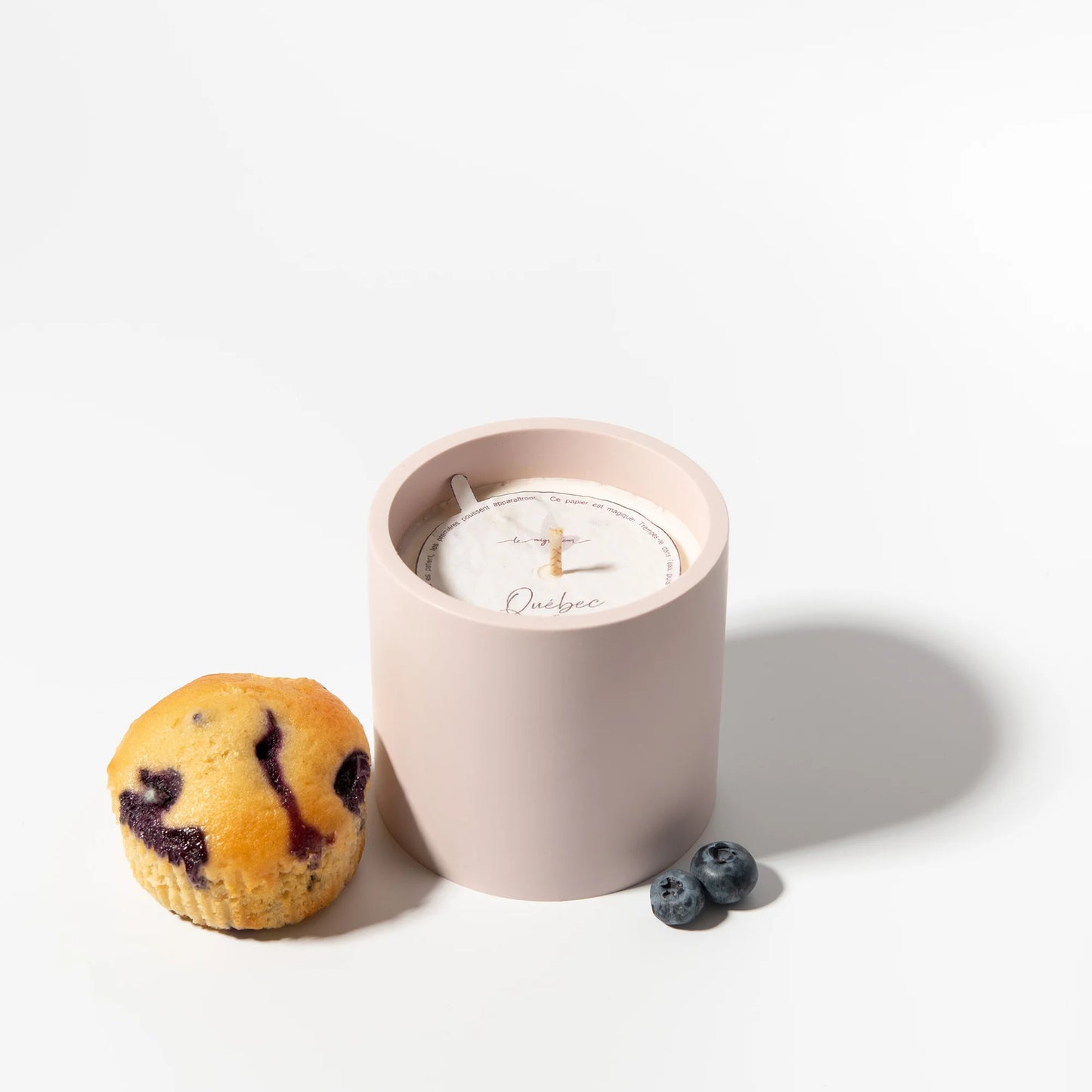 Québec - Bougie Parfumée et Rechargeable Muffin myrtilles