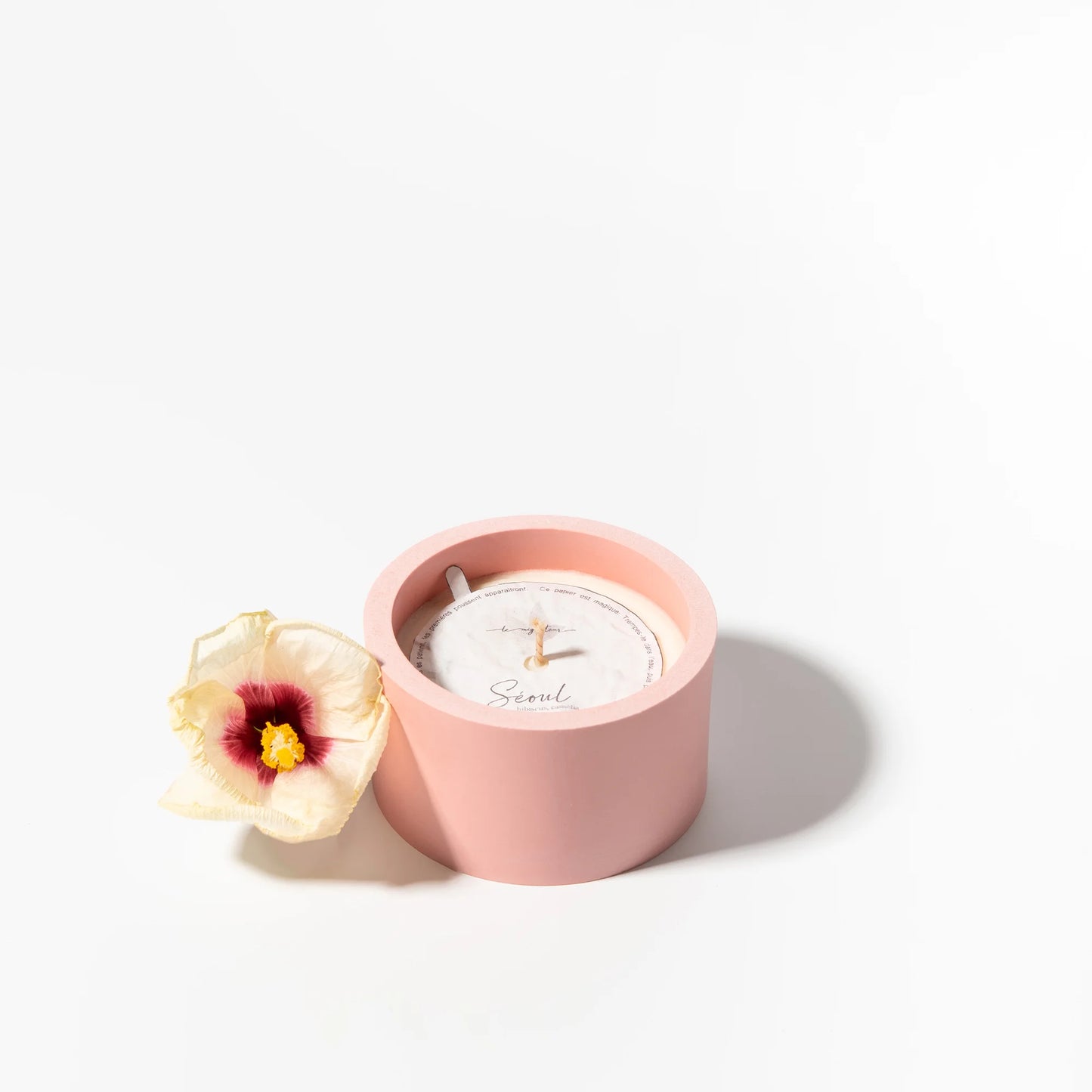 Séoul - Bougie Parfumée et Rechargeable Hibiscus Camélia