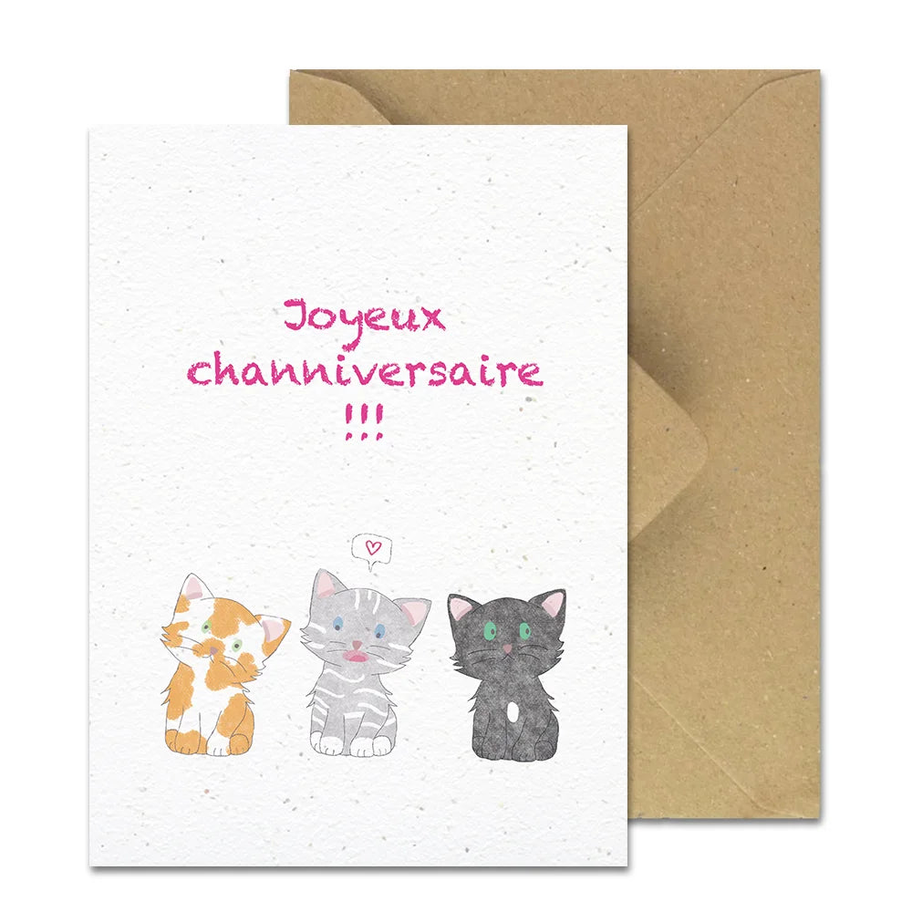 Carte à Planter - Channiversaire