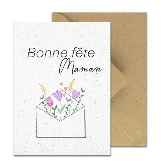 Carte à Planter Personnalisable - Bonne fête