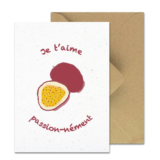 Carte à Planter - Je t'aime Passionnément