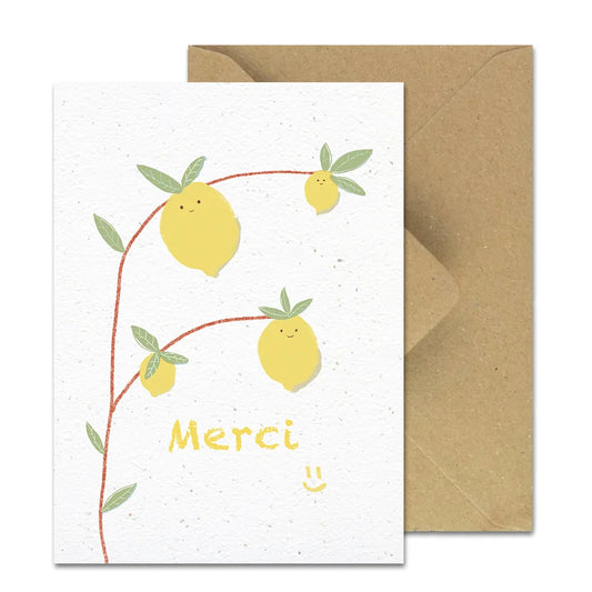 Carte à Planter - Merci Citron