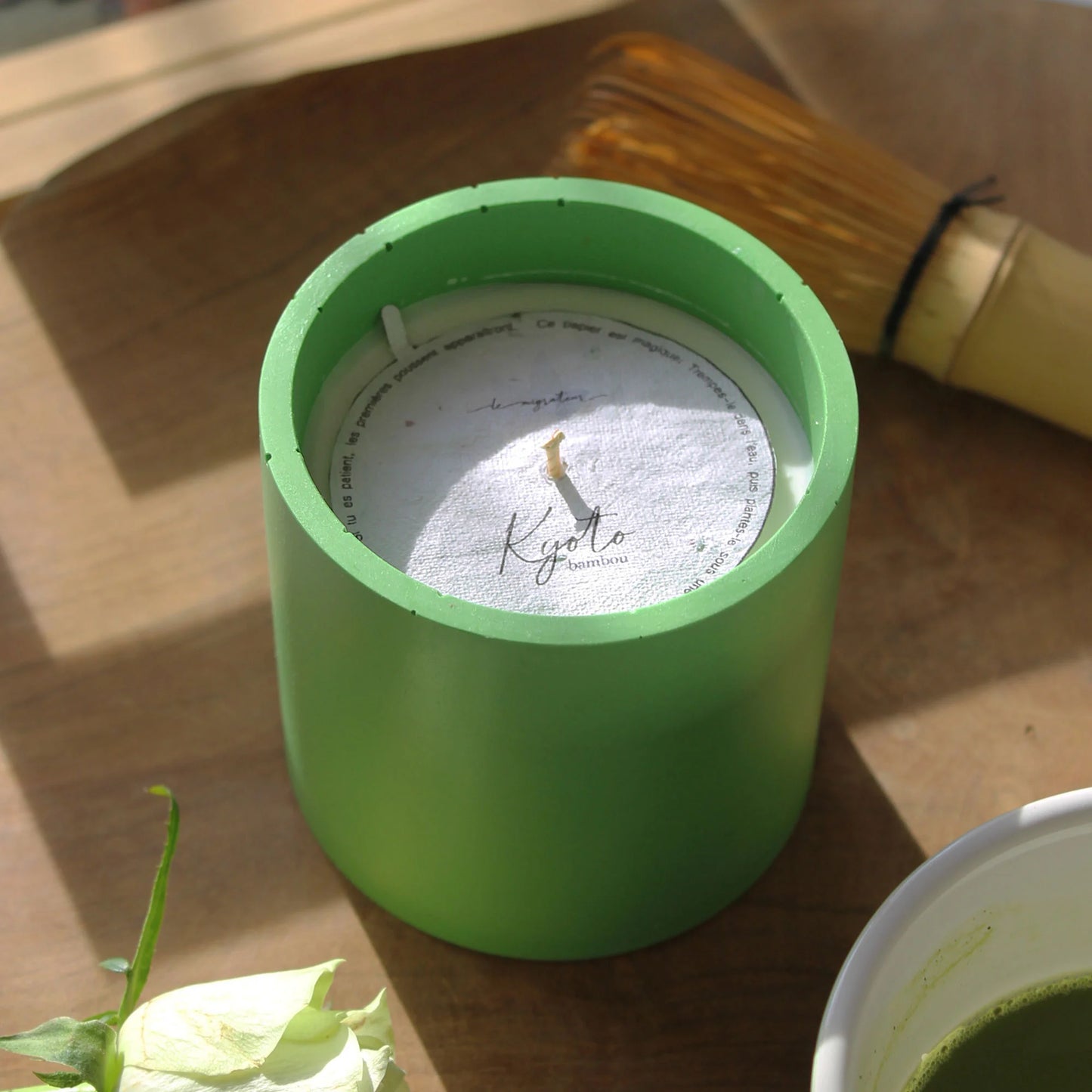 Kyoto - Bougie Parfumée et Rechargeable Bambou