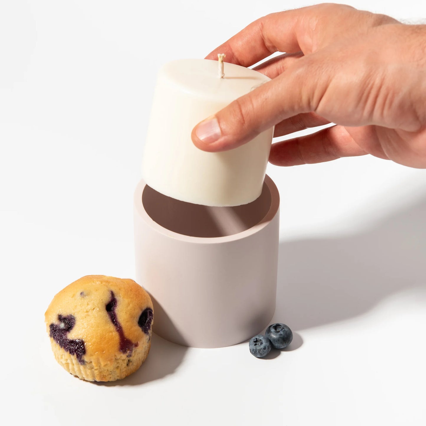 Québec - Bougie Parfumée et Rechargeable Muffin myrtilles